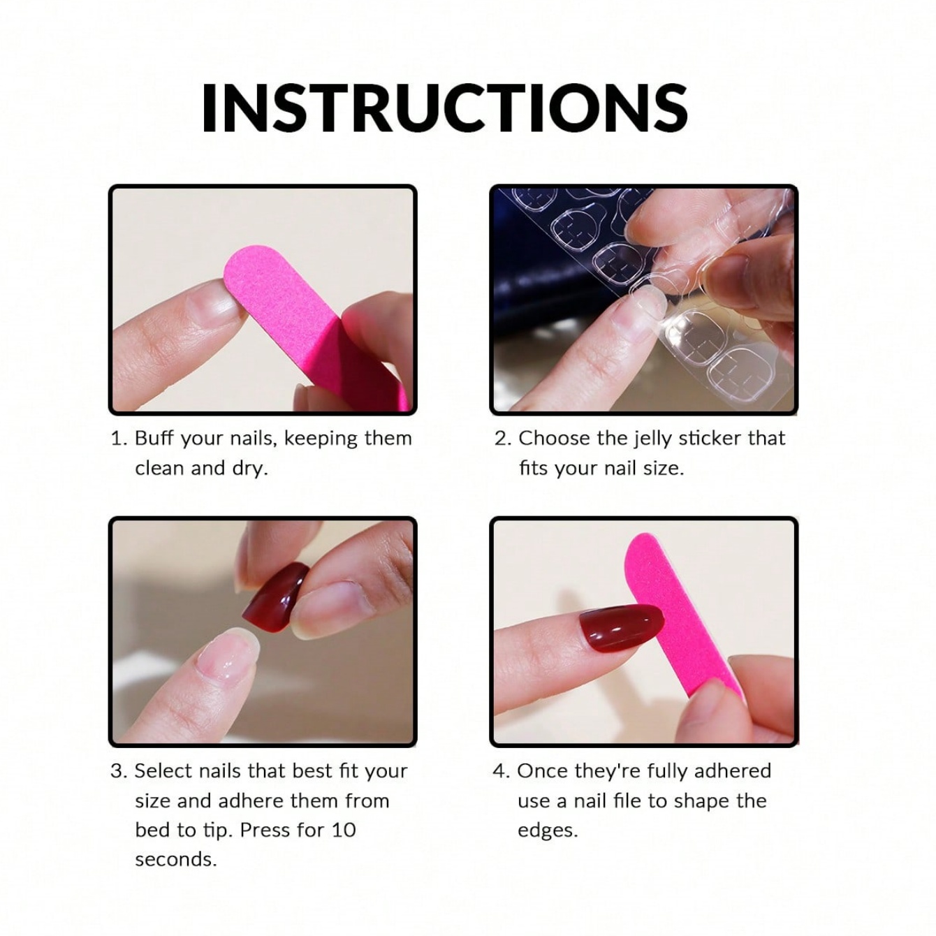 10pcs Pure Hand Pressed Short  - Glitter Powder Resin recension och pris