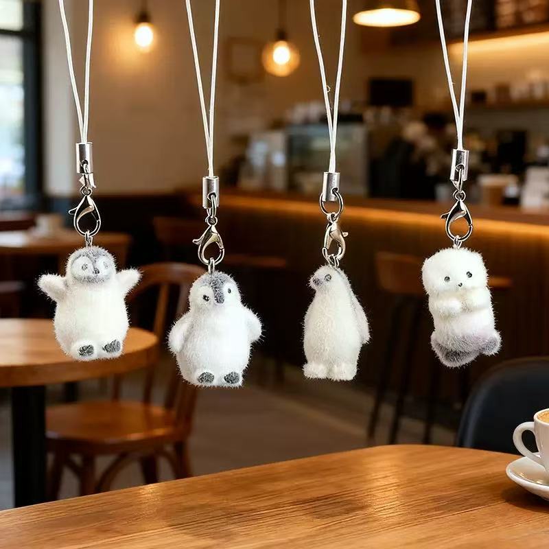 5pcs Flocking Small Penguin Re - Resin Art Handmade recension och pris