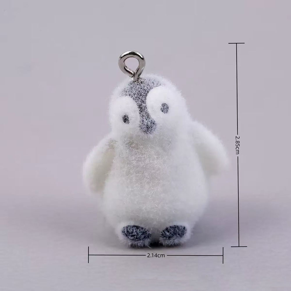 5pcs Flocking Small Penguin Re - Resin Art Handmade recension och pris