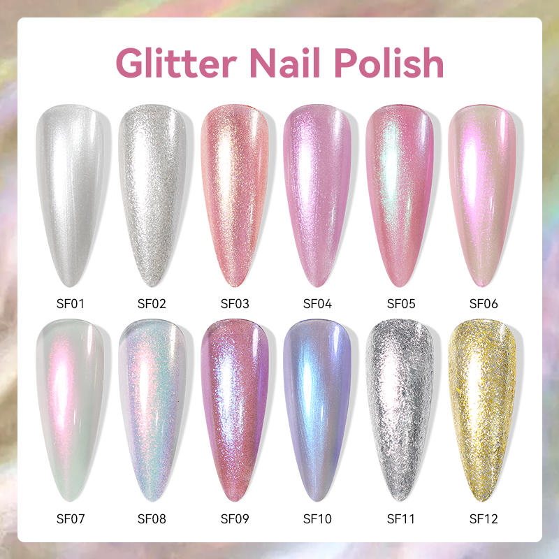 LILYCUTE 7ml 12 Colors Glitter - Glitter Powder Resin recension och pris